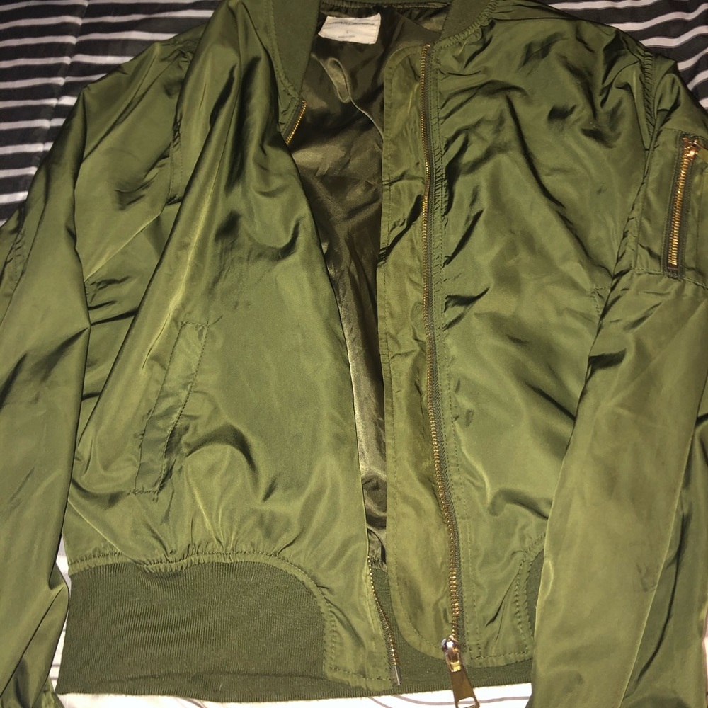 Olive green Bomber Jacket
